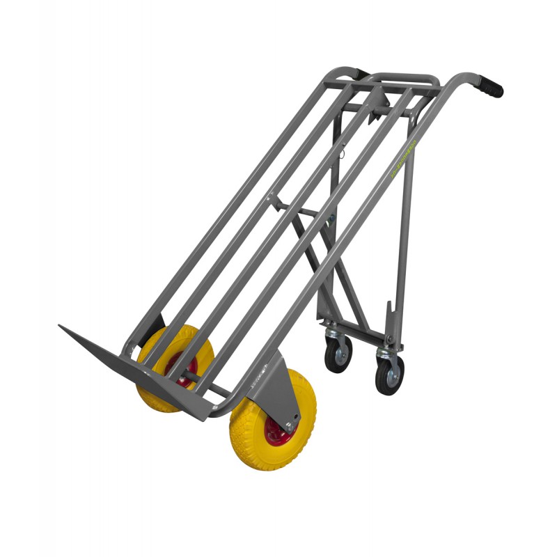 Carrelli trasformabili 3 posizioni zincato 2 ruote anti foratura Carrelli trasformabili 3 posizioni zincato 2 ruote anti foratura