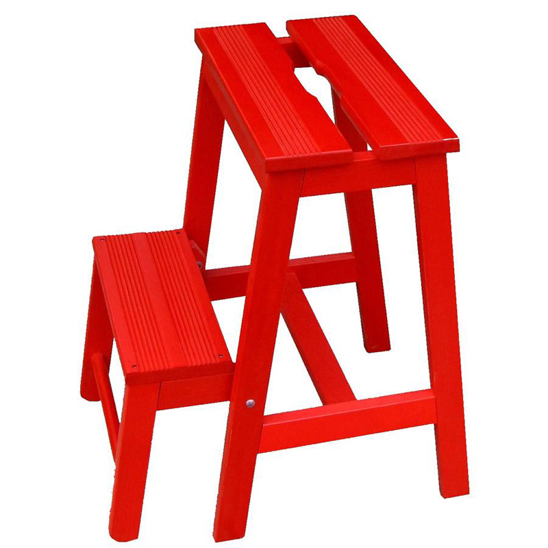 Sgabello Pieghevole HYTAMA 2 Gradini - Acciaio Laccato Bianco Salvaspazio - Foto 6