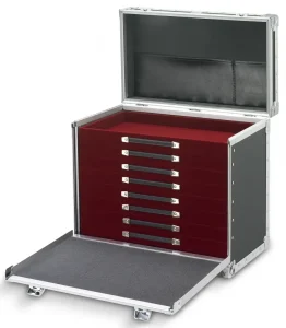 Bauletto campionario abs nero antigraffio nero 301/CS/35D