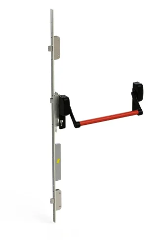 Maniglione antipanico a barra con chiusura automatica e apertura motorizzata, 3 punti di chiusura 160