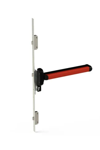 Maniglione antipanico push bar con chiusura automatica 3 punti di chiusura 753