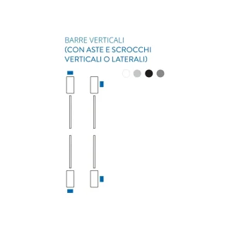 Barre Verticali - Kit Aste e Scrocchi laterali e verticali