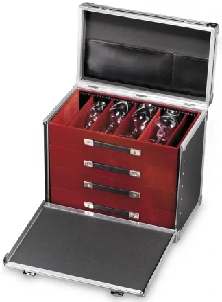 Bauletto 4 cassetti H 80 mm con scomparti regolabili 301/CS/80D