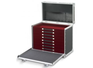 Bauletto 9 cassetti H 35 mm con scomparti regolabili 301/CS/35D