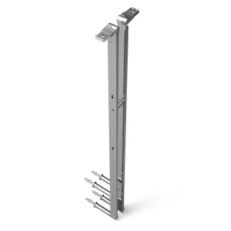 Coppia montante esterno 2F R7 Inox