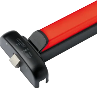 Maniglione antipanico reversibile Push Bar 1 Punto PB1 - Colore Nero/Rosso