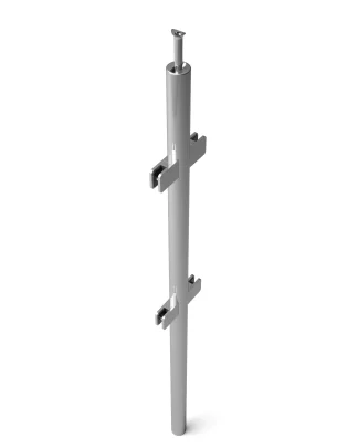 Montante esterno intermedio Vetro V1 R6 Inox