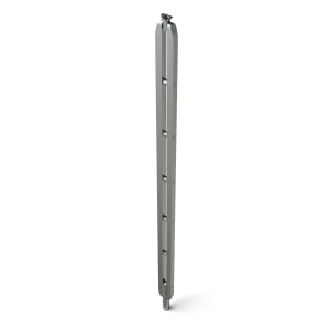 Montante in asse per correnti Ø12 R5 interno inox lucido