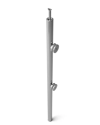 Montante interno intermedio vetro V3 R6 Inox