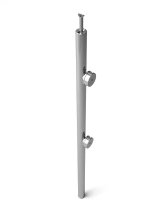 Montante interno terminale vetro V3 R6 Inox