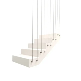 Ringhiera per scale e soppalchi R10 a correnti verticali esterna