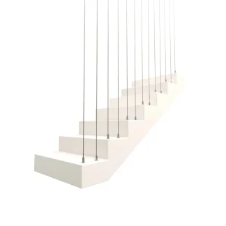 Ringhiera per scale e soppalchi R 10 a correnti verticali interna
