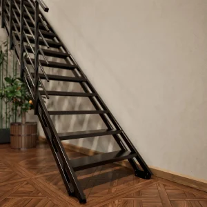 Scala a rampa per interni ad altezza variabile Flex