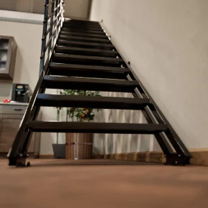 Scala a rampa per interni ad altezza variabile Flex
