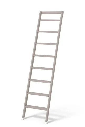 Scale per libreria in legno 8 gradini finitura H19 tinto grigio chiaro