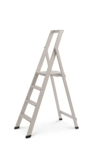 Scale per per la casa HOME in legno 4 gradini finitura H19 tinto grigio chiaro
