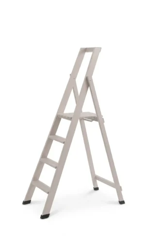 Scale per per la casa HOME in legno 4 gradini finitura H19 tinto grigio chiaro
