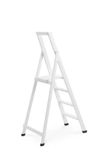 Scale per per la casa HOME in legno 4 gradini finitura H18 laccato Bianco
