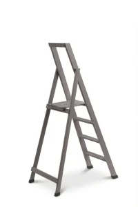Scale per per la casa HOME in legno 4 gradini finitura H16 tinto grigio