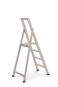Scale per per la casa HOME in legno 4 gradini finitura H19 tinto grigio chiaro