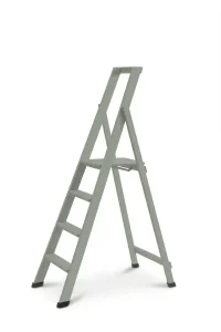 Scale per per la casa HOME in legno 4 gradini finitura H21 tinto verde salvia