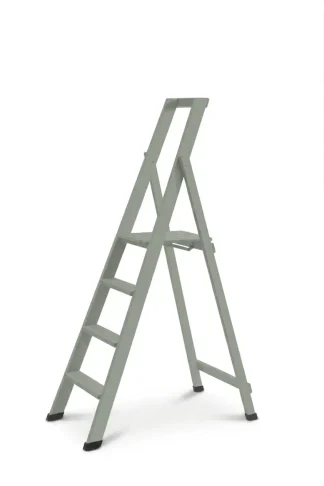 Scale per per la casa HOME in legno 4 gradini finitura H21 tinto verde salvia