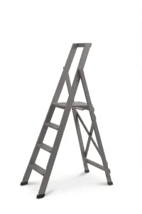 Scale per per la casa HOME in legno 4 gradini finitura H16 tinto grigio