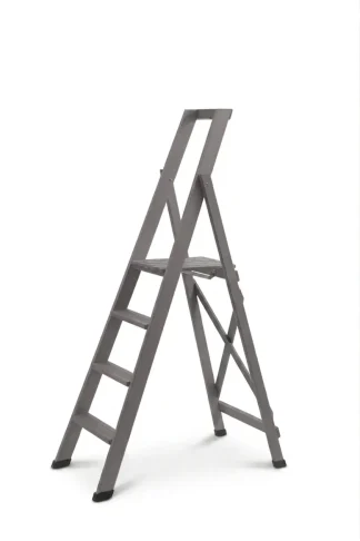 Scale per per la casa HOME in legno 4 gradini finitura H16 tinto grigio
