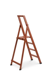 Scale per per la casa HOME in legno 4 gradini finitura F5 tinto noce