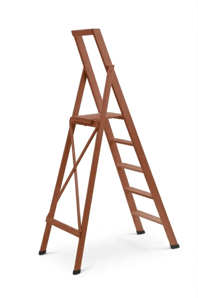 Scale per per la casa HOME in legno 5 gradini finitura F5 tinto noce