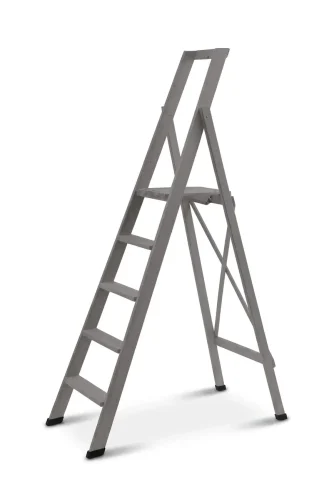 Scale per per la casa HOME in legno 5 gradini finitura H16 tinto grigio