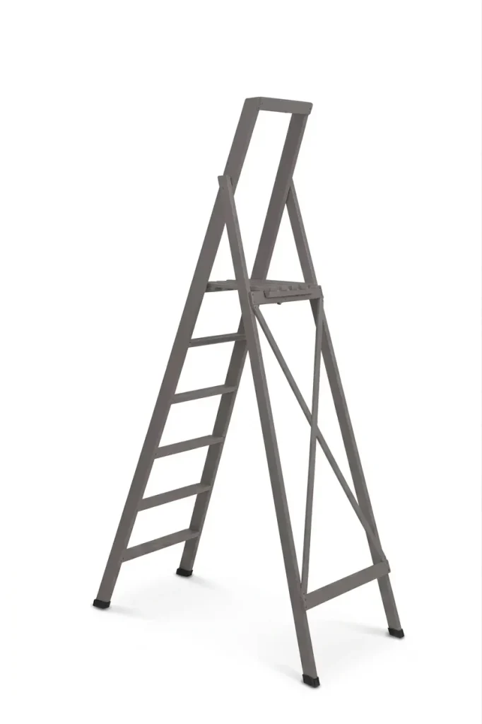 Scale per per la casa HOME in legno 6 gradini finitura H16 tinto grigio
