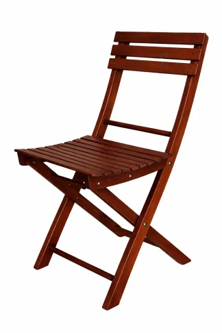 Sedia pieghevole da giardino in legno Basic colore f5 noce