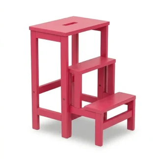 Sgabello Happy numbers H12 rosso