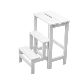 Sgabello Happy numbers H18 bianco