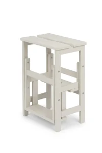 h25 Sgabello in legno 3 gradini ripieghevole Lines faggio laccato corda