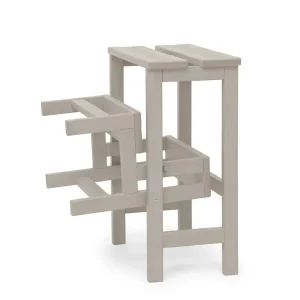Sgabello in legno 3 gradini ripieghevole Lines H25 corda