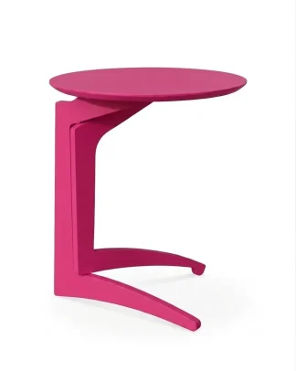 Tavolino pighevole Foldme multistrato tinto fucsia