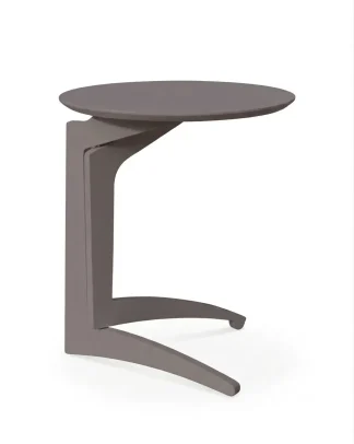 Tavolino pighevole Foldme multistrato tinto grigio