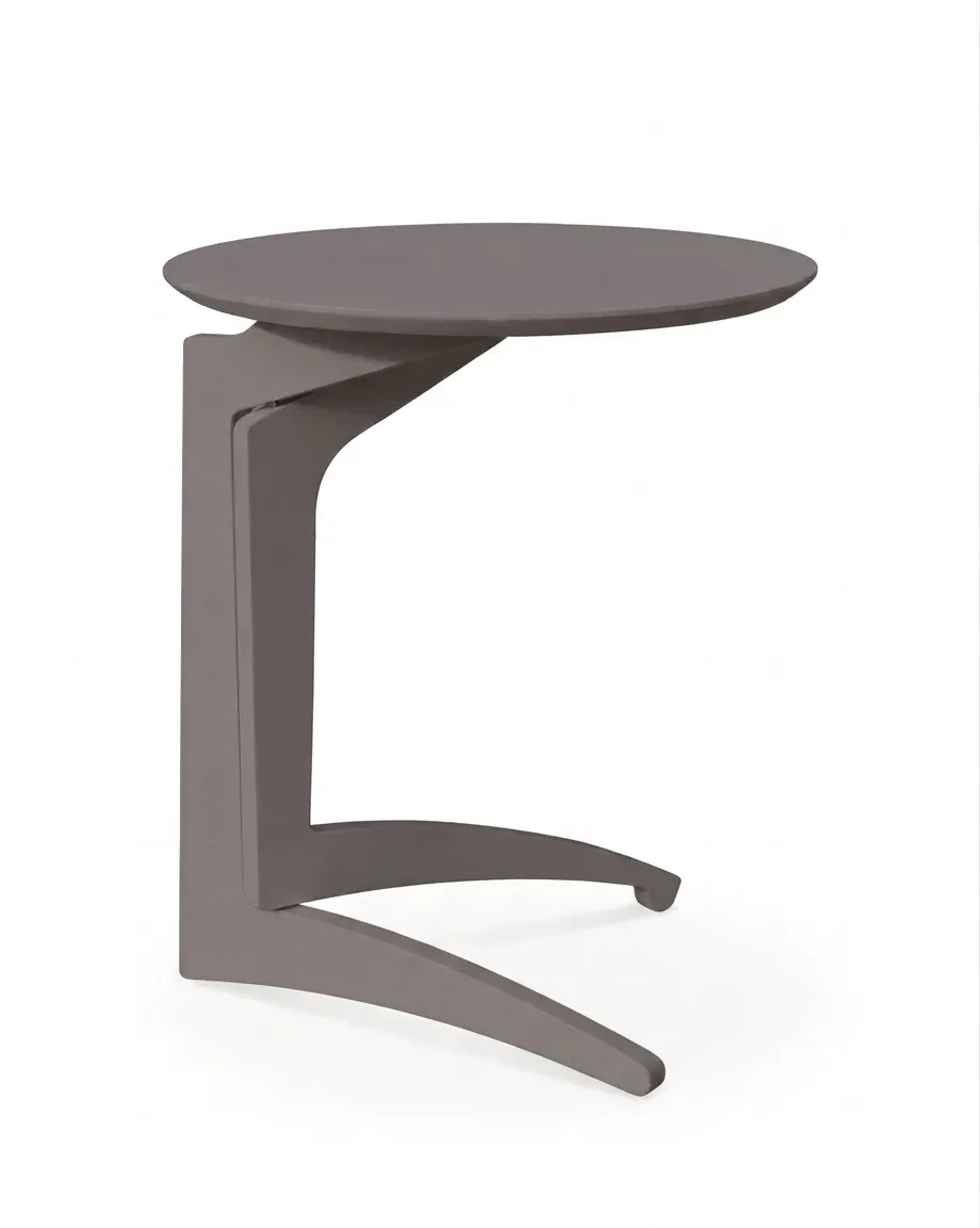 Tavolino pighevole Foldme multistrato tinto grigio