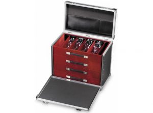 Bauletto 4 cassetti H 80 mm con scomparti regolabili 301/CS/80D