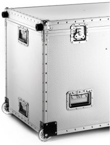 Baule in alluminio anodizzato Flight cases GRINTA/110/R